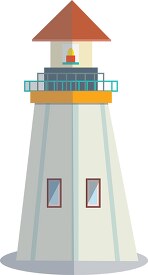 lighthouse structure for navigational aiid clipart