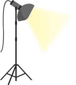 lightstand used in photography studio clipart