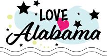 Love alabama Logo Clipart