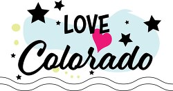 Love Colorado Logo Clipart