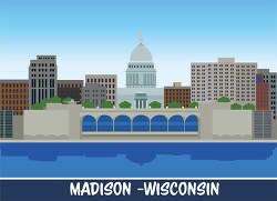 madison wisconsin clipart
