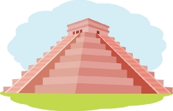 mayan pyramid temple of kukulcan chichen itza mayan culture clip