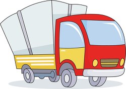 mini truck cartooon style clipart