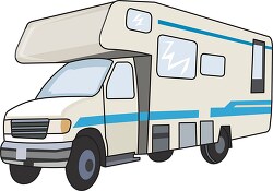 motor home camper style clipart