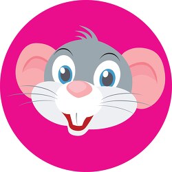 mouse holding cheeze clipart