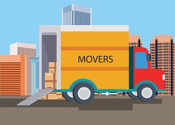 moving truck clipart