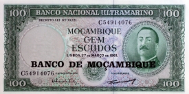 mozambique banknote 291