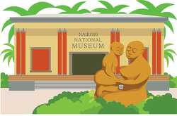 nairobi national museum kenya africa graphic image clipart