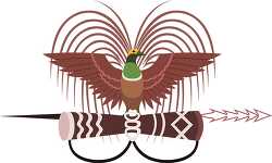 national emblem papua new guinea clipart