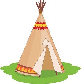 native american teepee wigwam clipart