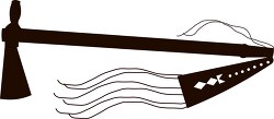 native american tomahawk silhouette clipart