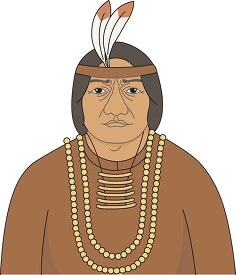 native american woman indian clipart