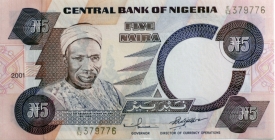 nigeria banknote 301
