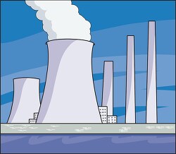 nuclear power plant clipart 3