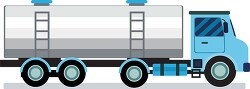 oil tanker truck transportation clipart