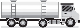 oil tanker truck transportation gray color