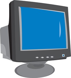 old style large computer monitor