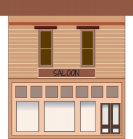 old western style saloon clipart 80154