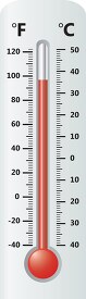 outdoor Weather Thermometer clipart