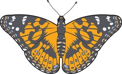 painted lady butterfly clipart