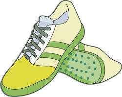 pair of golf shoes clipart