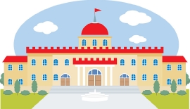 palace building clipart 048