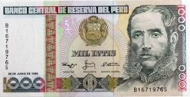 peru banknote 308