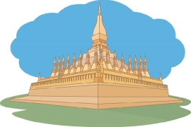 pha that luang temple laos