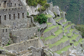  Urubamba Valley terraces of Machu Picchu citadel