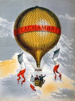 advertising a balloon manufactured paris france historical print