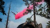 Aerial retardant and water operations in mountains