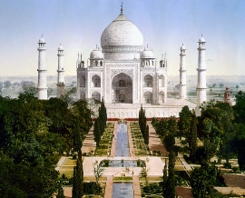 Agra Taj Mahal historical print