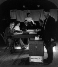 American citizens voting 1923
