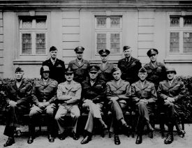 American generals Patton Eisenhower Bradley