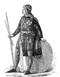 An Old Norse Chief Historical Illustration