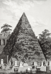Ancient Rome The Pyramid Of Caius Cestius