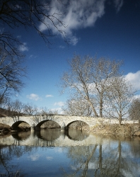 Antietam battlefields Burnsides Bridge near Sharpsburg Maryland