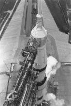 apollo 11 saturn v during countdown demonstration test fueling e