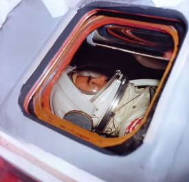 Apollo 204 backup crew during altitude chamber tests