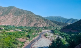 Atlas Mountains Ourika Valley and River Morocco Photo Image 6354