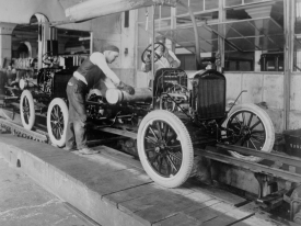 auto plant Detroit Michigan 1929