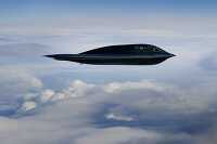 B-2A Spirit bomber conducts aerial operations