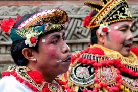 Barong Dancers Ubud Bali 2015