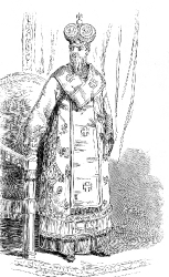 Bishop In His Robes Historical Illustration