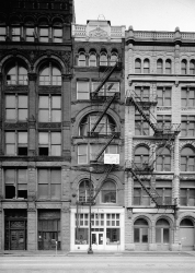 Buildings on Main Street Louisville Kentucky Historical Photo