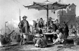 chinese rice sellers historical illustration 30A