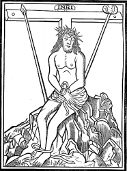 Christ On The Cross Medieval Illustration