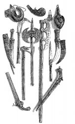 Circassian Arms As Trophies Of Battle Historical Illustration