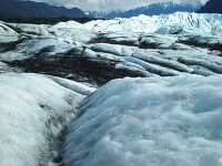closeup matanuska glacier alaska