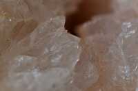 closeup of crystals minerals in geode photo 21